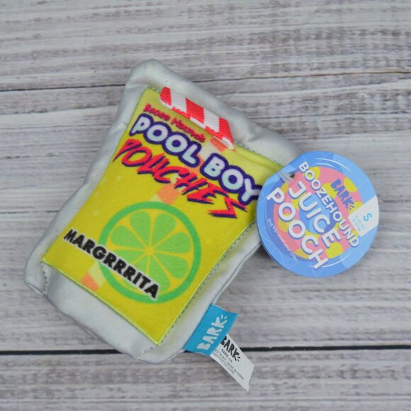 Bark Boozehound Juice Pooch Margrrrita Drink Pouch Small 0-20 lbs Dog Toy NWT - Picture 8 of 10